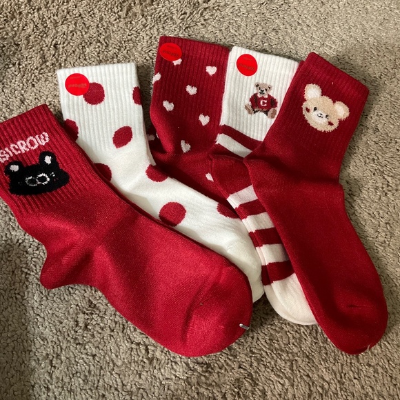 A wonderful set of Christmas cashmere warm soft socks - Picture 1 of 7
